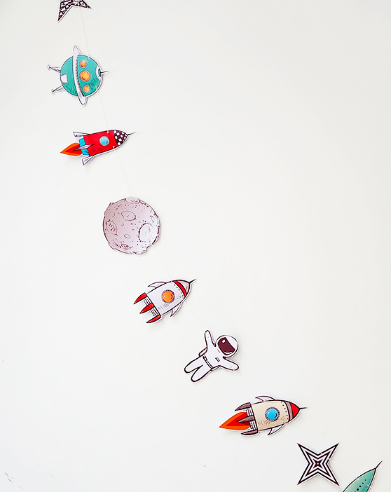 Guirnalda Astronautas