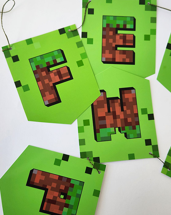 Guirnalda Minecraft 🎮